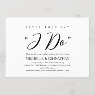 Carte rustique élégante d'invitation de brunch de