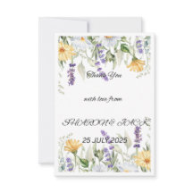 CARTE RUSTIQUE ROMANCE GARDEN RSP