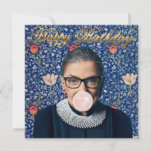 Carte Ruth Ginsburg gomme rose Medestry Tapestry