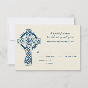 Carte RVSP Croix Celtique