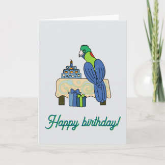 Carte Rwenzori turaco Birthday 