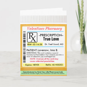 Carte RX Prescription for Love