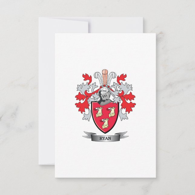 Carte Ryan Armoiries (Devant)