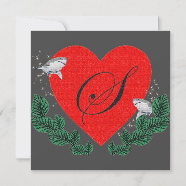 Carte S dans un coeur (Devant)