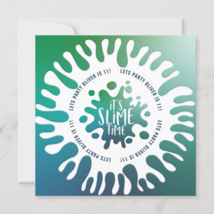 Carte "sa fête d'anniversaire à l'arc-en-ciel en temps m