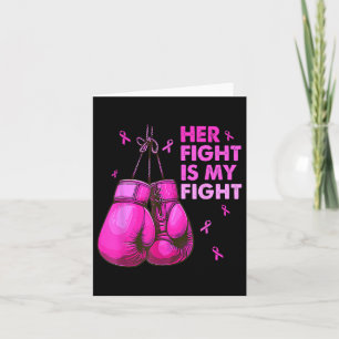 Carte Sa Lutte Est Ma Lutte Gants De Boxe De Combat Canc