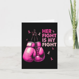 Carte Sa Lutte Est Ma Lutte Gants De Boxe De Combat Canc