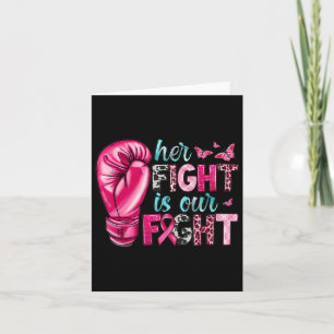 Carte Sa Lutte Est Notre Lutte Gants De Boxe Gants Cance