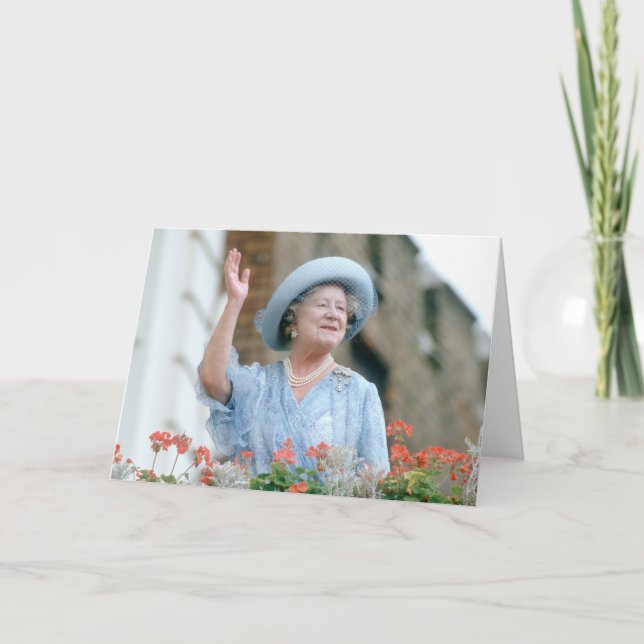 Carte Sa Majesté la reine Elizabeth, la reine mère 1985 (Devant)