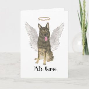 Carte Sable Allemand Berger Sympathy Memorial