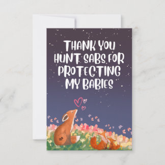 CARTE SABS DE CHASSE <3