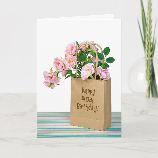 Carte Sac 40e anniversaire (Devant)