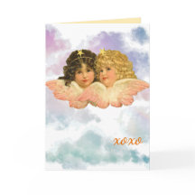 SAC CADEAU JUMELLES ANGÈLES EN PASTEL