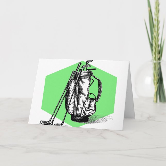 CARTE SAC DE GOLF (Devant)