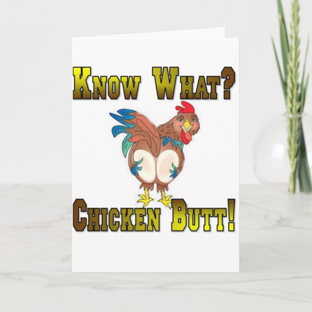 Carte Sachez ce qui ?  Bout de poulet ! (Devant)