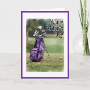 Carte Sachez Papa Golf Bag, Clubs et Balle
