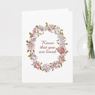 Carte Sachez que vous êtes amoureux du confort et de l'a