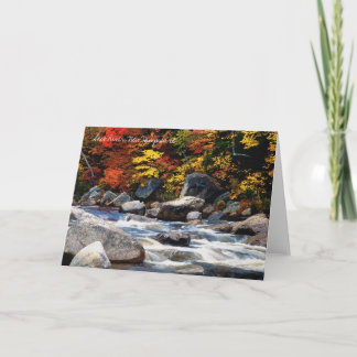 Carte Saco River, New Hampshire Note ou Greeting Card