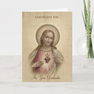 Carte Sacred heart de Jésus
