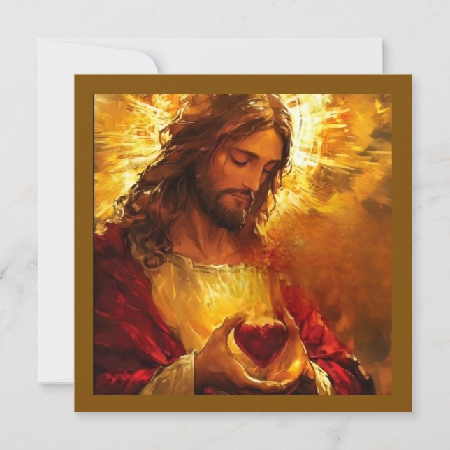 Carte Sacred Heart of Jesus  (Devant)