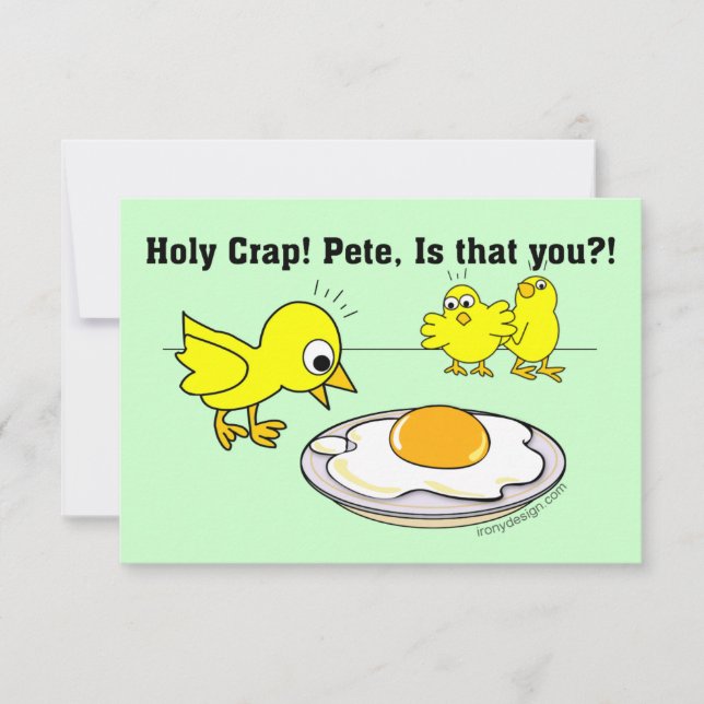 Carte Sacrée merde ! Pete, c'est toi ? (Devant)