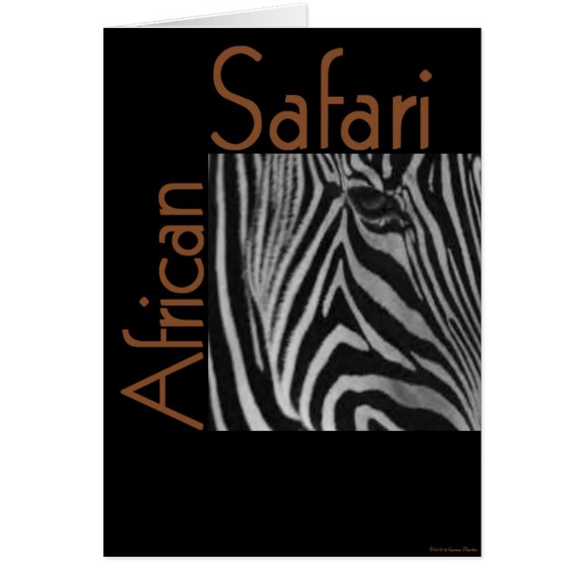 Carte Safari africaine (Devant)