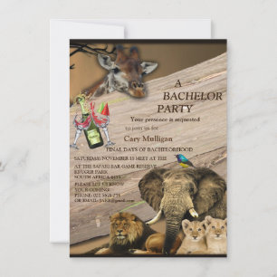 Carte Safari Park Outdoor Bachelor Party