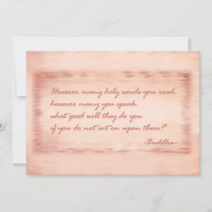 Carte Sagesse de Bouddha