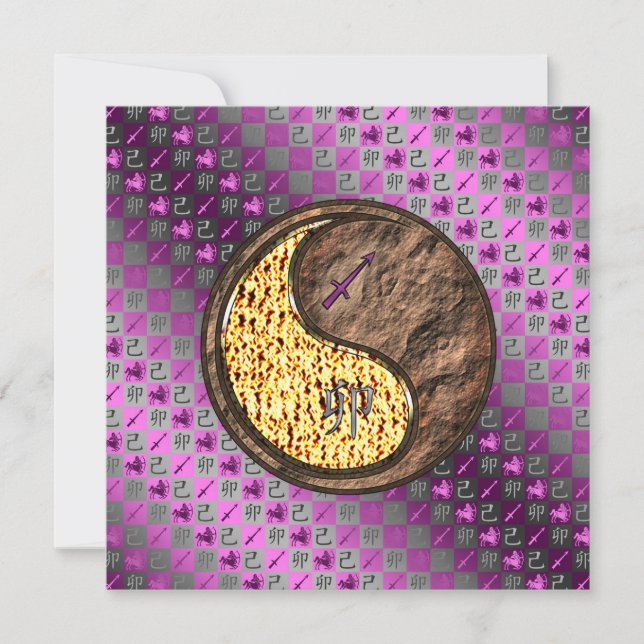 Carte Sagittarius & Earth Rabbit (Devant)