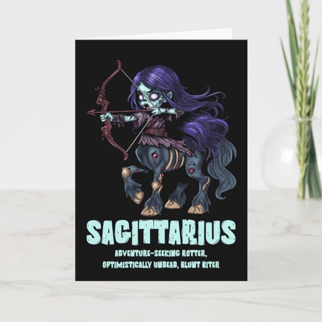 Carte Sagittarius Zombie (Devant)