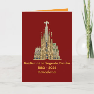 Carte Sagrada Familia