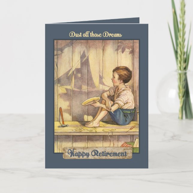 Carte Sailboat Dreams - avec Verse - Retraite (Devant)
