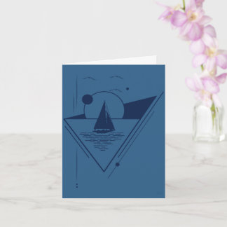 Carte Sailboat greeting card