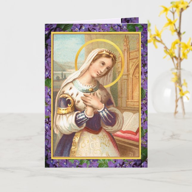 Carte Saint-Adélaïde, impératrice romaine (LT 03) (Fleur jaune)