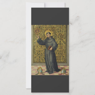 Carte Saint Bernardin de Sienne Art de style Renaissance