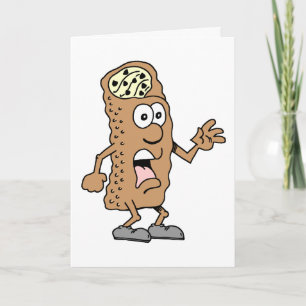 Carte Saint Cannoli ! Vous avez 70 ans ! Funny 70th Birt