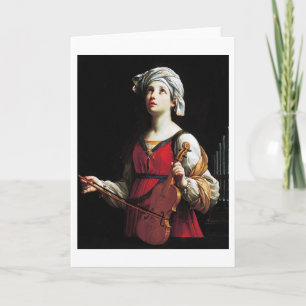 Carte Saint Cecilia (St. Cecilia), Guido Reni