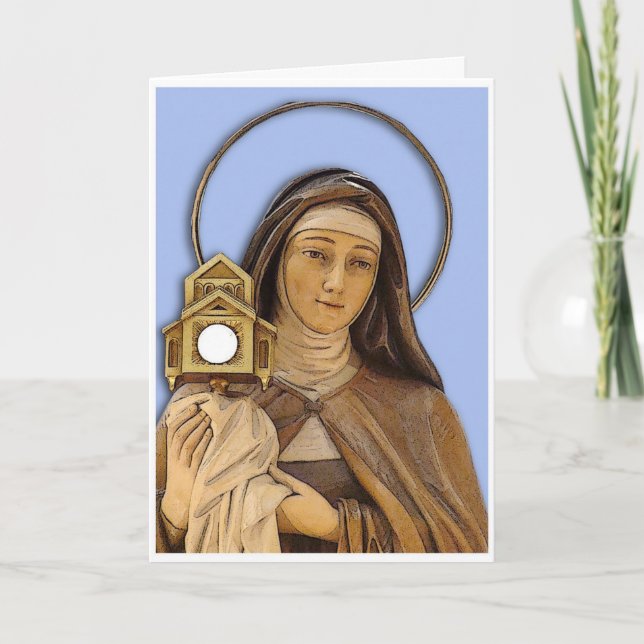 Carte Saint Clare Assisi (Devant)