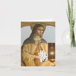 Carte Saint Clare d'Assise