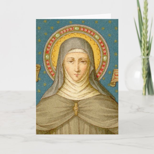 Carte Saint Clare d'Assise (SAU 027) Salutation (Devant)