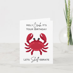 Carte Saint-Crabe C'est votre anniversaire/Faisons la fê