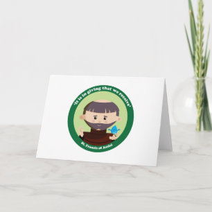 Carte Saint François d'Assise