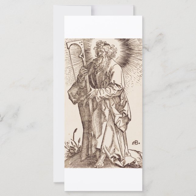 Carte Saint Jacques fils d'Alphée (Devant)