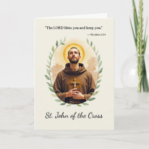 Carte Saint Jean de la Croix divinise Paix avec Écriture