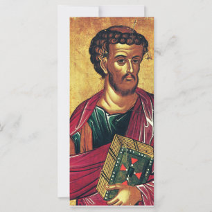 Carte Saint Luc l'icône évangéliste orthodoxe