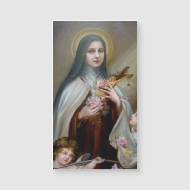 Carte Saint Magnétique Sainte-Thérèse (Pack de 25) (Devant)