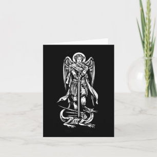 Carte Saint Michael L'Archange Nous Défend Dans La Batai
