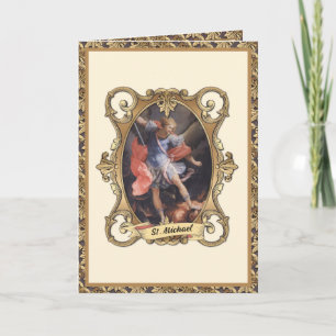 Carte Saint Michel l'Archange Prière Ange Religieux