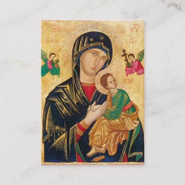 Carte Saint | Notre-Dame/Mère de l'aide perpétuell (Devant)