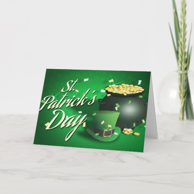 Carte Saint Patrick d'Irlande (Devant)